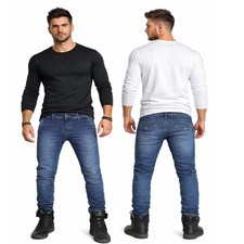 Pantaloni Uomo Tasca a Filo Casual Eleganti Slim Fit art 946A