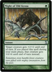 Might of Old Krosa 204/301 The List