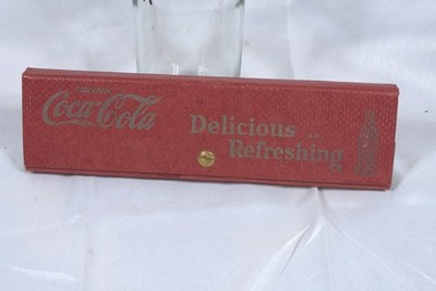 Vintage Coca-Cola Pencil Box Complete Set