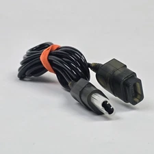 Original Xbox 7' Dark Green Controller Extension Cable Cord TESTED