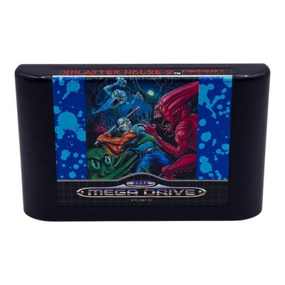 Splatter House 2 - Sega Mega Drive Game Cartridge only - Trusted - Rare!