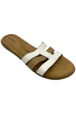 ARRAY Women's Sarasota Sandal White/Tan