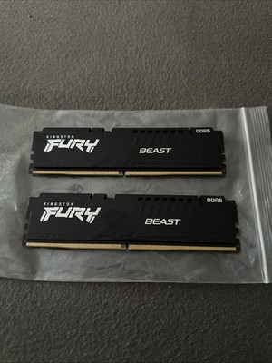 16GB Kingston FURY Beast schwarz DDR5-6000 DIMM CL36 Dual Kit