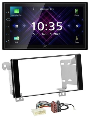 JVC DAB 2DIN MP3 Bluetooth USB Autoradio für Subaru Forester Impreza XV ab 12 - Bild 1 von 4