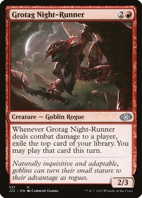 Grotag Night-Runner #551 | MTG | J22 | REGULAR | Lіlightly Played