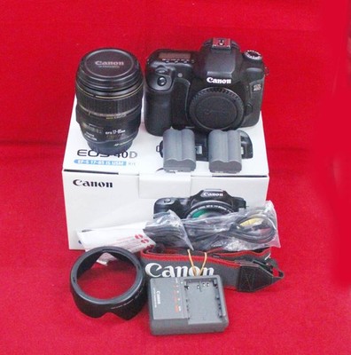Canon EOS 40D EF-S 17-85mm IS USM Kit with original box, 2 batteries, charger,