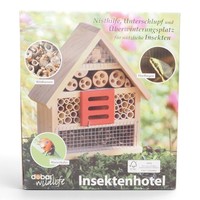 Insektenhotel FüR Wildbienen, MarienkäFer, Florfliegen, 18X7X21Cm, Holzhaus