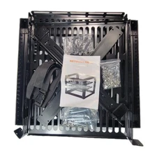 Arejonner 10U Open Frame Server Network Rack 4 Post Wall Mount Floor Standing