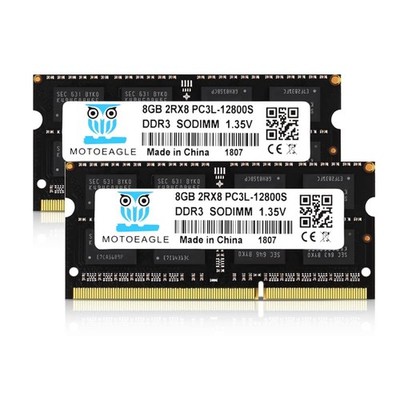 [16GB DDR3L SODIMM RAM ] DDR3L 16GB Kit (2 x 8GB) 1600MHz PC3-12800 CL11 Unbu...