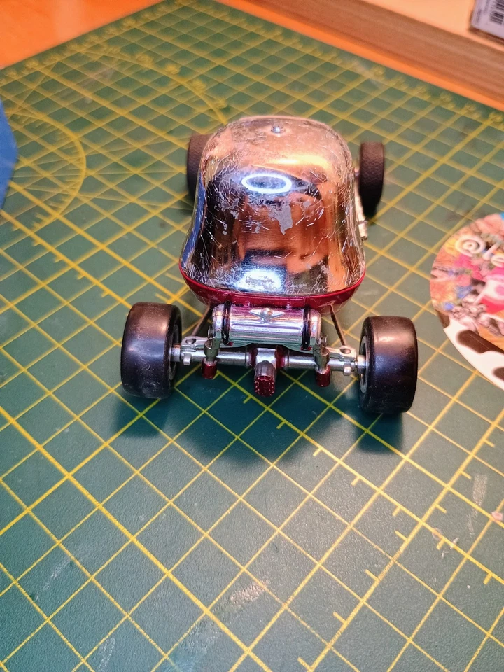 Toy Zone Iron Legends Tom Daniel Red Baron Die Cast coche escala 1:43 Hot Rod arrastre Foto 2 de 4