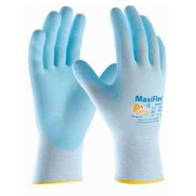 12er PACK(Paar) ATG MaxiFlex Active 2460_8 Gr.8  (34-824) Nylon-Strickhandschuhe