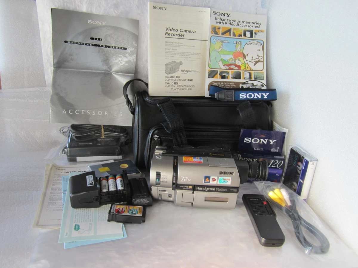Sony Handycam 72x Digital Zoom Hi8 Camcorders Just Listed 2026