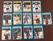 1979-80 Topps Hockey  Lot of 13  New York Rangers.  All different players   NM