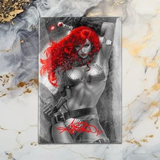 {SIGNED}  Red Sonja #11 BWR Ariel Diaz Art Exclusive Virgin Variant