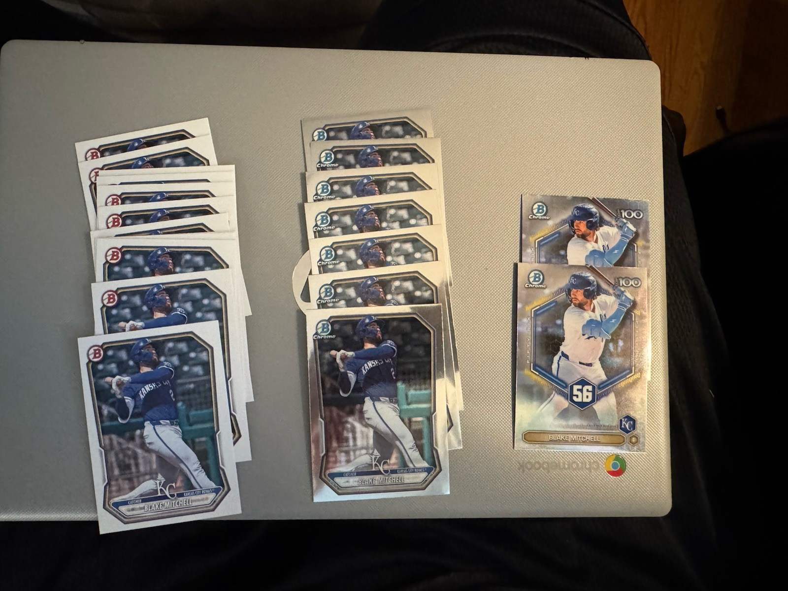 2026 BOWMAN Blake Mitchell Lot Of 21 Chrome Paper Royals Top 100