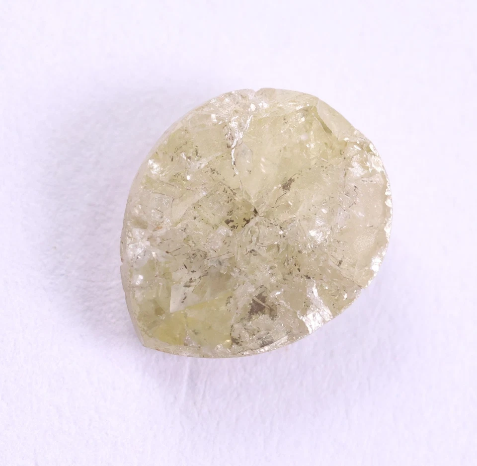 1.13 CT Pear Shape Diamond Antique Yellow Fancy Diamond Natural Loose Diamond - Image 4 of 4