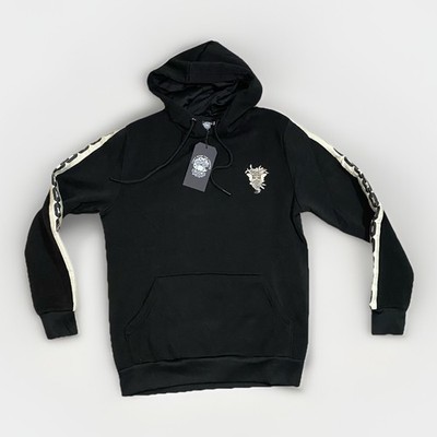 Crooks & Castles Medusa Hoodie Men's Medium Black Core Logo Streetwear NWT M