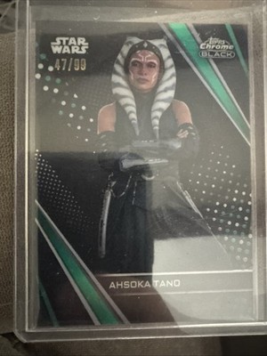 2024 Topps Star Wars Chrome Black Ashoka Tano /99