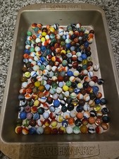 2 Ibs 10 Oz Assorted Vintage Glass Marbles - Lot #2