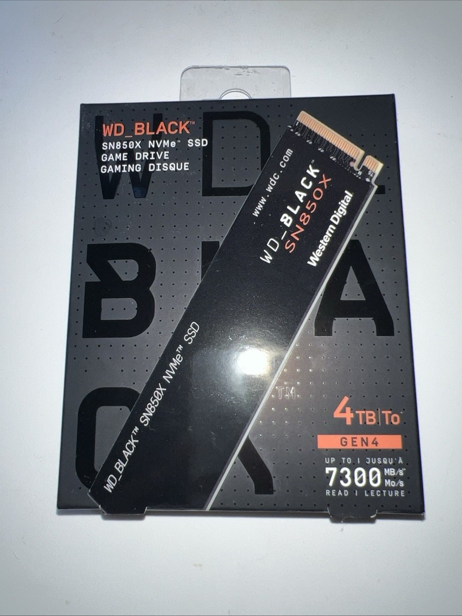 内蔵型SSD WesternDigital SN850X 4TB NVMe SSD Amazon.com: WD_BLACK 4TB SN850X NVMe Internal Gaming SSD