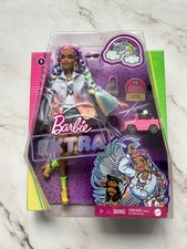 Mattel 2021 Barbie Extra #5 With Pet Puppy Barbie Doll GRN29