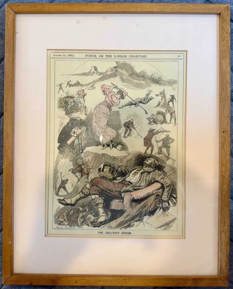 “The Golfers Dream” Punch, Or The London Charivari October 22, 1892, Collectors - Image 3 of 4