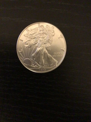 2020 1 oz American Silver Eagle Coin BU APMEX