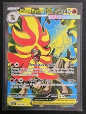 Mega Pyroar ex 99/86 Full Art Chaos Rising English Pokemon TCG NM
