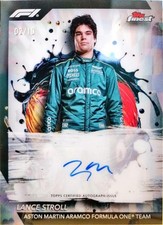 2024 Topps Finest F1 Lance Stroll Finest Auto Black #02/10. Pack Fresh 🔥🔥
