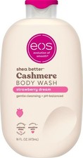eos Cashmere Body Wash Strawberry Dreams, 16 Fl Oz Pack of 1 , White