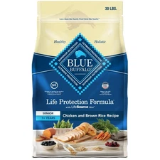 Blue Buffalo Life Protection Formula Senior Dry Dog Food, Chicken, 30-lb. Bag