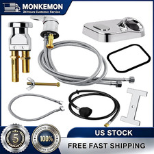 Salon Shampoo Bowl Salon Sink Faucet & Vacuum Breaker for Shampoo Bed
