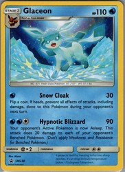 Glaceon SM238 SM Black Star Promo (Non-Holo)