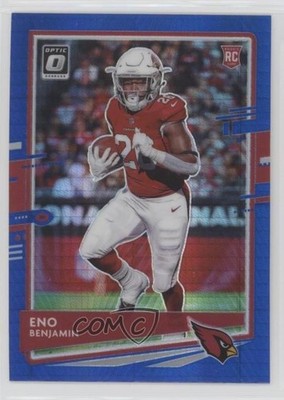 2020 Panini Donruss Optic Rookies Blue Hyper Prizm Eno Benjamin Rookie RC 6h5