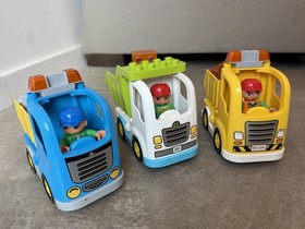 LEGO Duplo Large Construction Site LOT From Set 4988 & More!  Bulldozers Crane