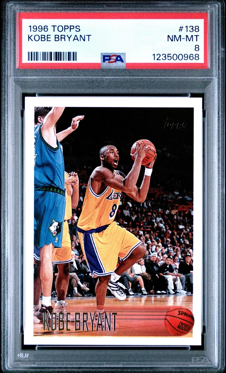 Topps Kobe Bryant 8 Graded Basketball Sports Trading Cards