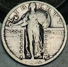 1920 Standing Liberty Quarter 25C Ungraded 90% Silver US Coin CC26110