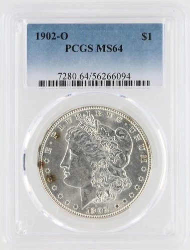 1902-O Morgan Silver Dollar PCGS MS64 S$1 New Orleans Minted No Reserve