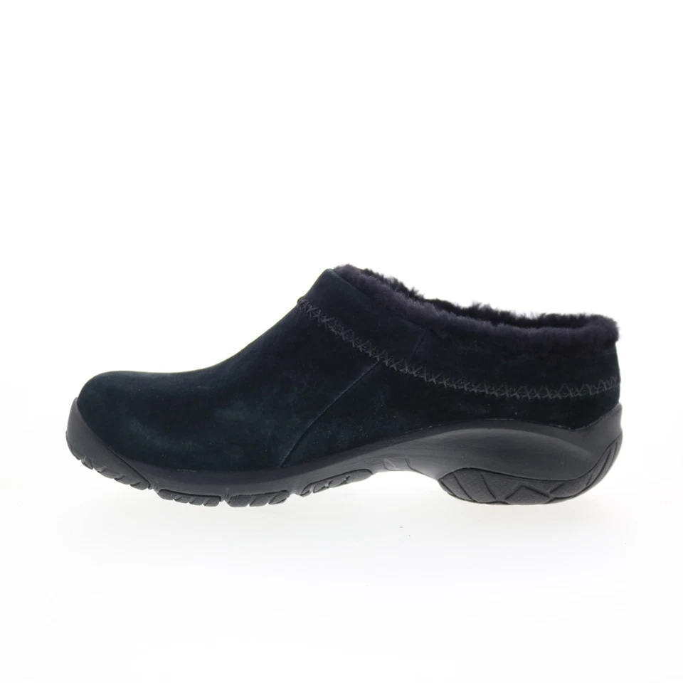 Merrell Encore Ice 4 J002028W Mujer Negro Ancho Gamuza Mocasín Zapatos Planos 6.5 Foto 3 de 4