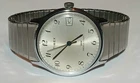 Vintage 1985 Timex Marlin Manual Wind Watch – Silver Sunburst Dial –Parts/Repair