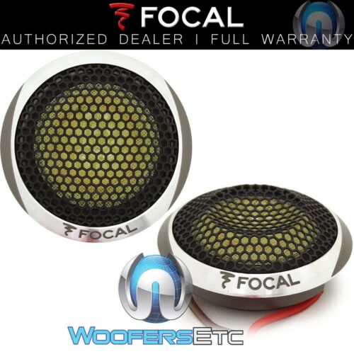 FOCAL TKMX 20W RMS K2 POWER 4 OHM 1" ARAMID FIBER INVERTED DOME TWEETERS PAIR - Picture 1 of 3