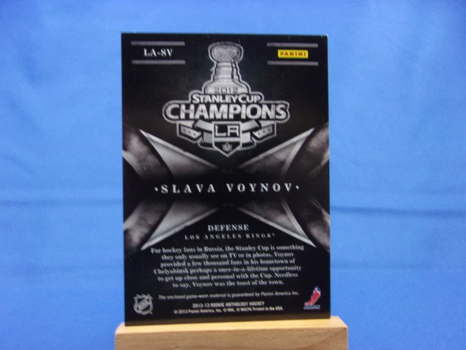 Slava Voynov Crown Royale Rookie Anthology 12-13 All The King's Men jersey - Image 2 of 2