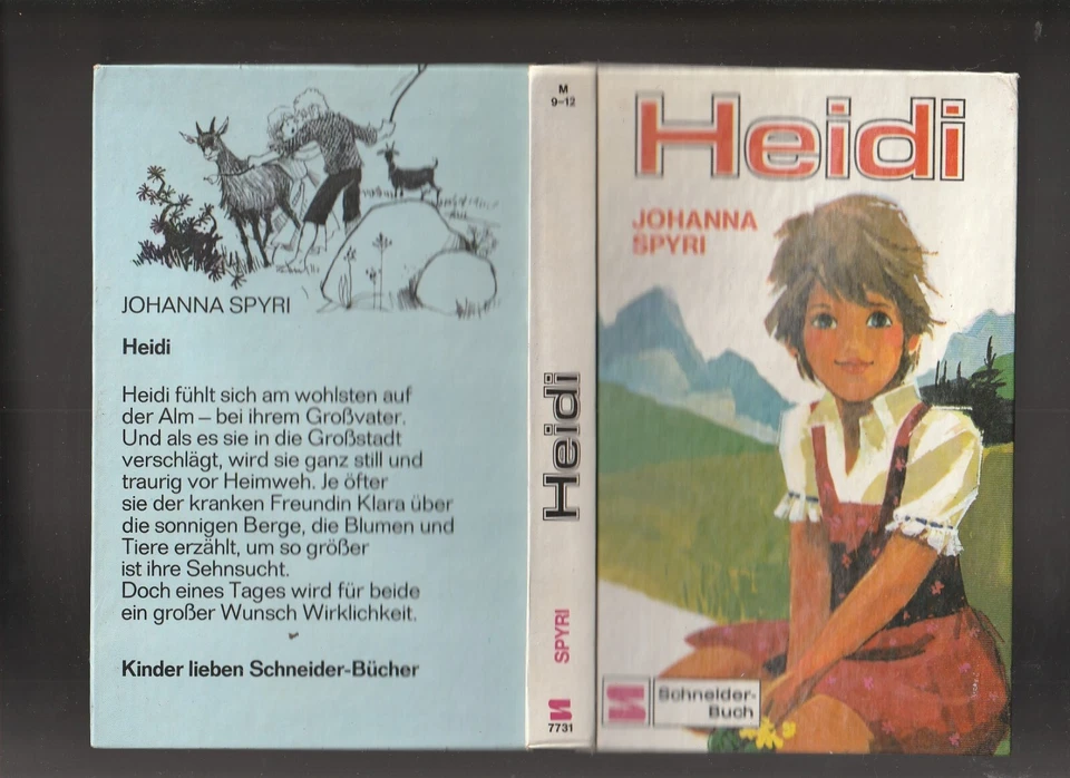 Johanna Spyri. Heidi  Schneider-Buch / Illustriert / Gebundene Ausgabe 1970 - Bild 1 von 1
