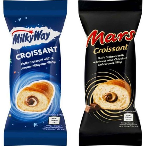 🥐 CROISSANT - 50G - MILKY WAY or MARS - CHOCOLATE CARAMEL MILK CREAM FILLING - - 第 1/3 張圖片