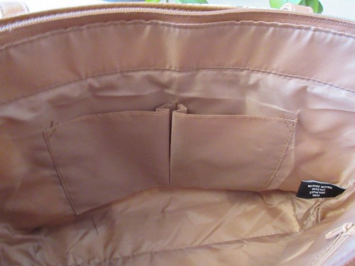 Multisac Women's Top Zipper Single Compartment Tote Bag Beige Floral NWT - Picture 8 of 8