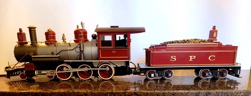 BACHMANN GOLDEN CLASSIC SERIES 4-6-0 SOUTH PACIFIC COAST #21 LOCO &TRAINSET 45MM - Picture 1 of 17