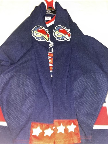 Authentic Koho Columbus Blue Jackets Jersey Mens 48 Mic 90s Vintage Clean - Picture 4 of 7