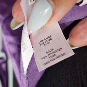 Victoria's Secret Silky Satin Lace Pajama Set Purple Sleeveless Lightweight Sz L