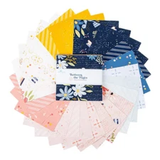 Charm Pack 5" Stacker 42pc Riley Blake "Between The Pages" by Fran Gulick