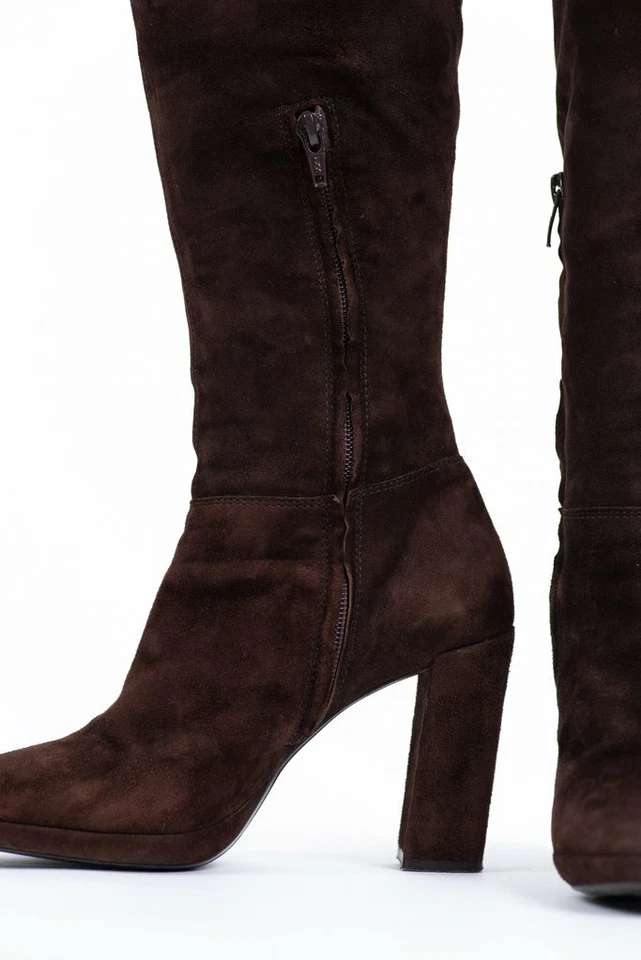 Botas altas de ante marrón Vic Matie, EU 37 Foto 4 de 4